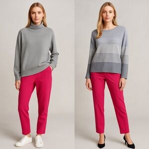 Mango Pink Chinos Vibrant Cotton Blend 🍓